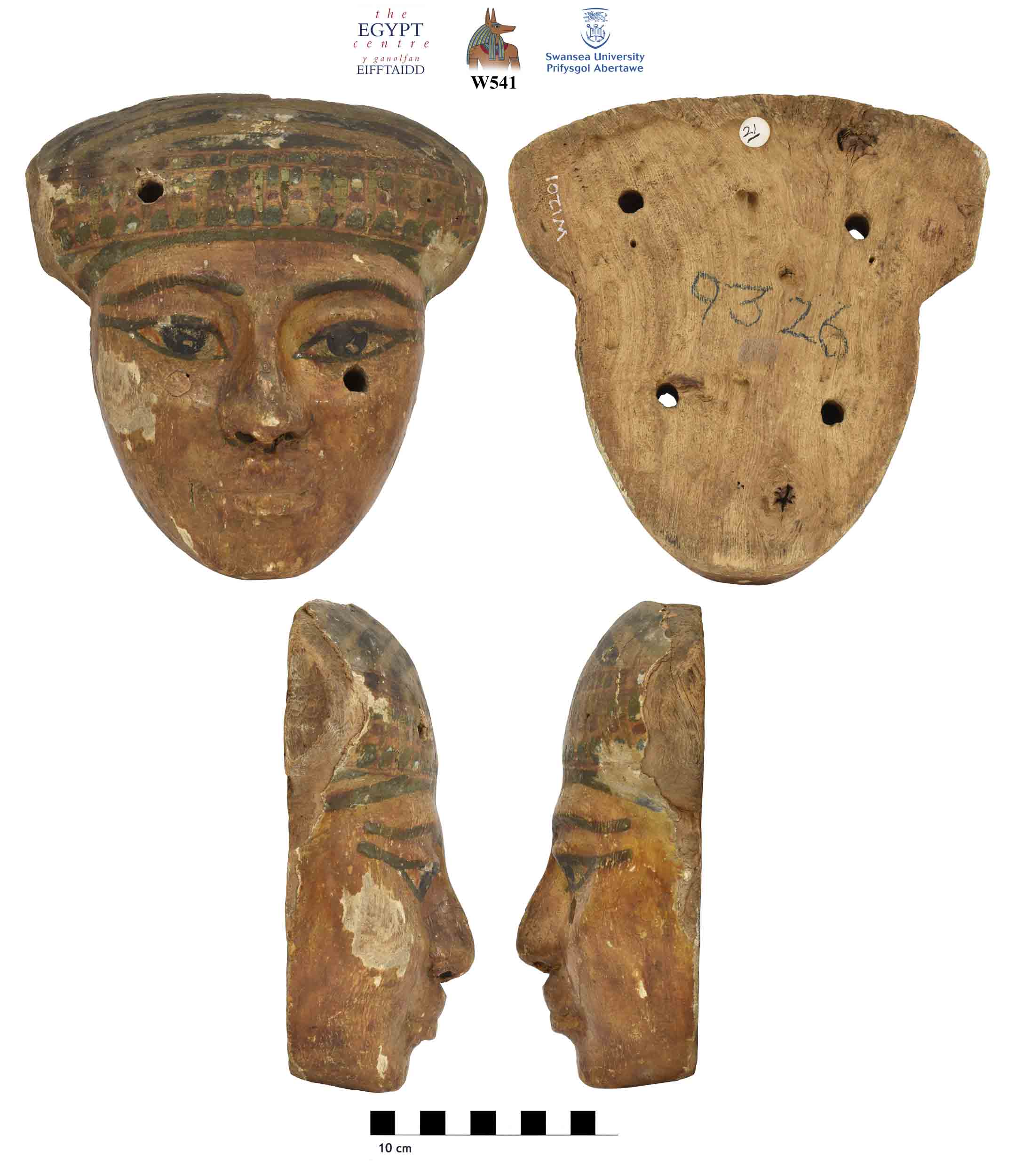 Image for: Face from a wooden coffin